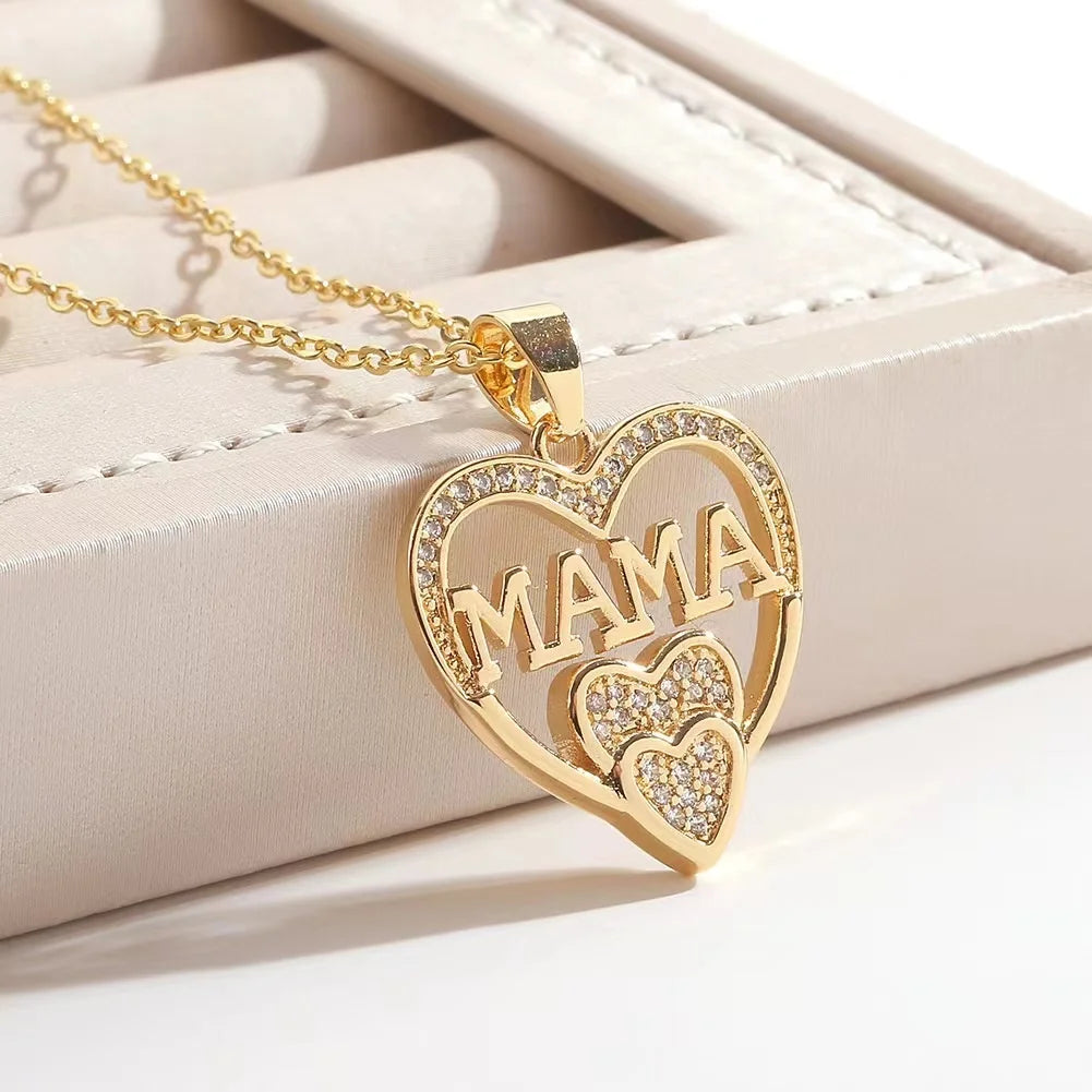 Dearvella Love Necklace MOM Pendant