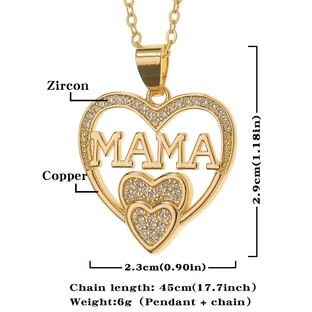 Dearvella Love Necklace MOM Pendant