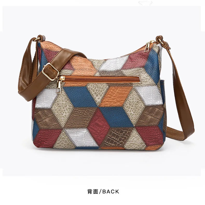 Dearvella Vintage Colourful Crossbody Bag