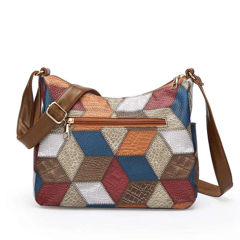 Dearvella Vintage Colourful Crossbody Bag