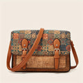 Dearvella Vintage Floral Print Crossbody Bag