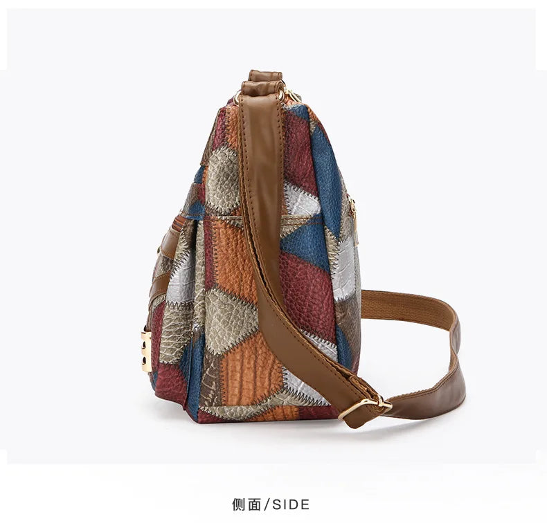 Dearvella Vintage Colourful Crossbody Bag