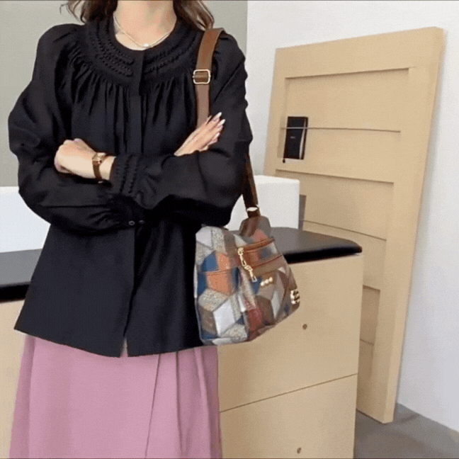 Dearvella Vintage Colourful Crossbody Bag