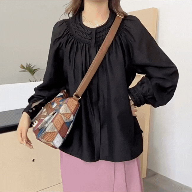 Dearvella Vintage Colourful Crossbody Bag